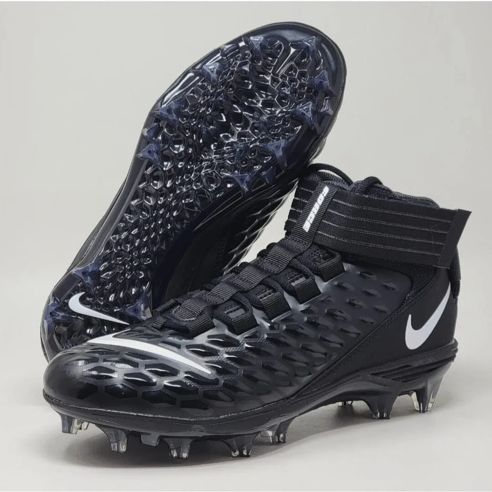 Nike Force Savage Pro 2 Football Cleats Men's Black Style AH4000-002 - Size 11.5